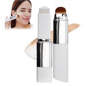 Chartming Color Changing Foundation Stick, Cream Stick V White Korean Color-Changing Foundation Stick With Volufiline, for All Skin Types, With Brush Head (Light)
