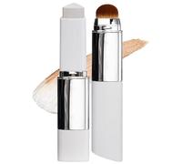 Chartming Color Changing Foundation Stick, Cream Stick White Korean Color-Changing Foundation, With Brush Head, Moisturizing, Suitable for All Skin Types (LIGHT)