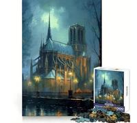 Chartres Cathedral Paris Jigsaw for Adults 1000 Pieces Brain Activity Quiet Recreation Accurate Cut Birthday Gift (50x75cm)