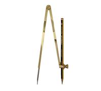 Chartwright Brass Pencil Compass, 8 Inch, for Chartwork and Drafting