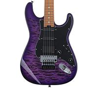 Charvel Marco Sfogli Pro-Mod So-Cal Style 1 HSS FR CM QM Transparent Purple Burst - Electric Guitar