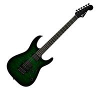 Charvel Pro-Mod Plus Dinky DK24 HH FR QM EB Ebony Fingerboard Cloaked Emerald Green