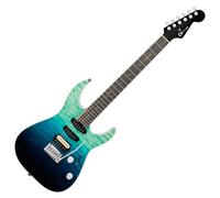 Charvel Pro-Mod Plus Dinky DK24 HSS 2PT EB QM Blue Curaçao