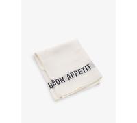 Charvet Charvet Bon Appetit Linen Napkin Noir