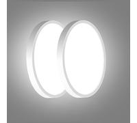 CHARYJOD Bathroom Lights Ceiling, 18W 1620lm 5000K Daylight White Led Ceiling Light for Bathroom,Kitchen Bedroom Living Room Hallway and More,Ceiling Lights 120W Equivalent Waterproof IP44, 9 inch