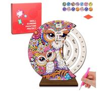 CharySim Diamond Art Calendar Arts and Crafts for Kids 6 7 8 9 10 Year Old Birthday Gifts Diamond Art Adults Kit Crafts Creative Activities for 11 12 13 14 15 Year Old Girls Presents Women Owl