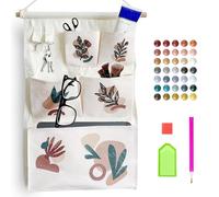 CharySim Diamond Art Painting Hanging Bag with Dimond Art Painting Accessories Tool Women Crafts for Kids Age 6 7 8 9 10 Gifts for 10 11 12 13 14 15 Year Old Girls Decor Kits for Home A