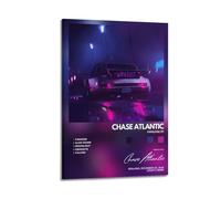 Chase Atlantic 'Paradise' EP Art Canvas, Modern Decor for Bedroom Living Room 08x12(20x30cm), Frame-Style