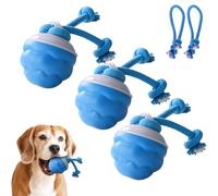 Chase Buddy Dog Toy, The Chase Buddy Keep Your Dog Calm, Engaged & Satisfied, Automatic Moving Toy Ball Three Modes, Simulated Sound Auto-Moving, Bounce And Spin For Kittens And Puppies (3PCS)