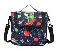 Chase Chic Lunch Bag for Boys, Insulated Kids Lunch Bag with Bottle Holder, Lightweight Lunch Box Leak-Proof Cooler Bag, Kids Lunch Tote Organizer for Daycare School, Dinosaur
