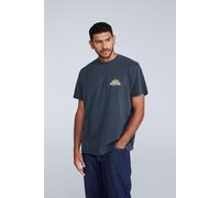 'Chase' Graphic Cotton T-Shirt Casual Short Sleeve Lightweight Top Animal Navy L