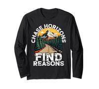 Chase Horizons Find Reasons Scenic Mountain Road Long Sleeve T-Shirt