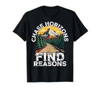 Chase Horizons Find Reasons Scenic Mountain Road T-Shirt