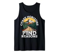 Chase Horizons Find Reasons Scenic Mountain Road Tank Top