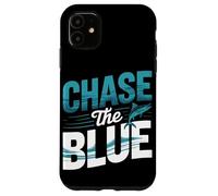 Chase The Blue Marlin Deep Sea Angler Fishing Case for iPhone 11