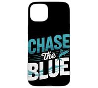 Chase The Blue Marlin Deep Sea Angler Fishing Case for iPhone 15 Plus