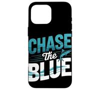 Chase The Blue Marlin Deep Sea Angler Fishing Case for iPhone 16 Pro Max