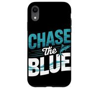 Chase The Blue Marlin Deep Sea Angler Fishing Case for iPhone XR