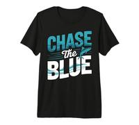 Chase The Blue Marlin Deep Sea Angler Fishing Premium T-Shirt