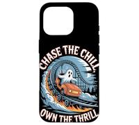 Chase the Chill Own the Thrill Halloween Case for iPhone 16 Pro