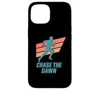 Chase the Dawn Runner Retro 70s 80s Case for iPhone 15