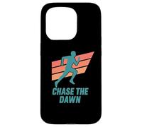 Chase the Dawn Runner Retro 70s 80s Case for iPhone 15 Pro