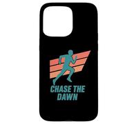 Chase the Dawn Runner Retro 70s 80s Case for iPhone 15 Pro Max