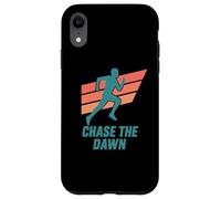 Chase the Dawn Runner Retro 70s 80s Case for iPhone XR