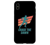 Chase the Dawn Runner Retro 70s 80s Case for iPhone XS Max