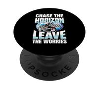 Chase The Horizon Leave The Worries PopSockets Adhesive PopGrip