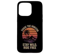 CHASE THE HORIZON STAY WILD RIDE FREE hiking camping lover Case for iPhone 15 Pro Max