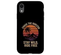 CHASE THE HORIZON STAY WILD RIDE FREE hiking camping lover Case for iPhone XR