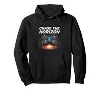 Chase The Horizon Sunset Flight FPV Exploration Drone Pullover Hoodie