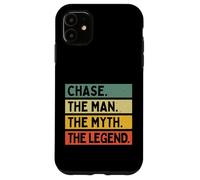 Chase The Man The Myth The Legend Funny Personalized Quote Case for iPhone 11