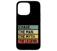 Chase The Man The Myth The Legend Funny Personalized Quote Case for iPhone 15 Pro Max