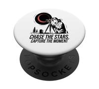 Chase the Stars Astrophotography Night Sky Explorer Theme PopSockets Adhesive PopGrip