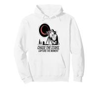 Chase the Stars Astrophotography Night Sky Explorer Theme Pullover Hoodie