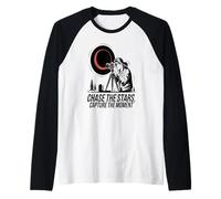 Chase The Stars Astrophotography Night Sky Explorer Theme Raglan Baseball Tee