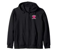 Chase The Sunset Until It Turns Pink Night Relaxing Calm Fun Zip Hoodie