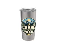 Chase The Trail Mountain Retro Stainless Steel Insulated Tumbler
