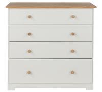 Chase White 4 Drawer Chest