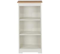 Chase White Low Narrow Bookcase