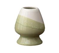 Chasen Holder, Lifestyle Matcha Broom Holder, Broom Holder for Tea Ceremony, Matcha Whisk Stand, Ceramic Holder for Bamboo Matcha Chases, Ceramic Matcha Broom Holder, Magic Green