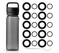 chaseroad 20 PCS Bottle Seal Ring for YETI Yonder 20/25/34/50 oz, Premium Silicone Chug Cap Gasket for YETI Yonder BPA Free, Rubber Seal Replacement to Prevent Water Leakage