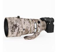CHASING BIRDS Camouflage Waterproof Lens Coat for SIGMA 200mm DG OS SPORTS Rainproof Lens Protective Cover (Brown Grid)