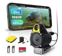 Chasing Canfish CF1 Underwater Fishing Camera Kit,1080P Full HD Portable Video Fish Finder,APP Remote Control Real-time Observation,Fishing Camera