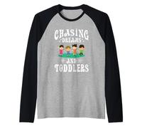 Chasing Dreams and Toddlers Raglan Baseball Tee