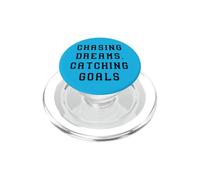 Chasing Dreams, Catching Goals Statement Success PopSockets PopGrip for MagSafe
