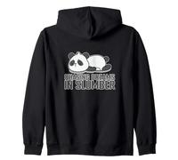 Chasing Dreams in Slumber Sleeping Panda Zip Hoodie