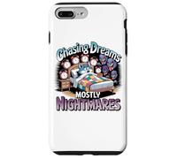 Chasing Dreams Mostly Nightmares Funny Sleep Humor Case for iPhone 7 Plus/8 Plus